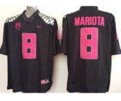 ncaa oregon ducks #8 marcus mariota black-red