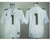 ncaa oregon ducks lamichael #1 white
