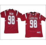 ncaa south carolina #98 taylor red