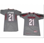 ncaa south carolina gamecocks #21 lattimore grey