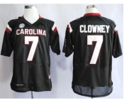 ncaa south carolina gamecocks #7 clowney black