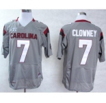 ncaa south carolina gamecocks #7 clowney grey