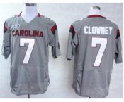 ncaa south carolina gamecocks #7 clowney grey