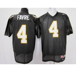 ncaa southern mississippi golden eagles #4 favre black