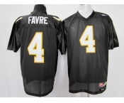 ncaa southern mississippi golden eagles #4 favre black