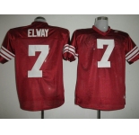 ncaa stanford cardinals #7 elway red