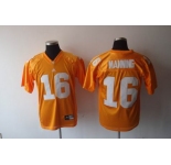 ncaa (tennessee) #16 manning orange