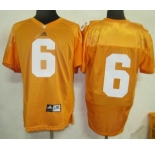 ncaa tennessee vols jerseys #6 yellow