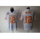 ncaa (texas) #12 mccoy white