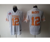 ncaa (texas) #12 mccoy white