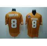 ncaa (texas longhorns) #8 shipley orange