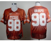 ncaa (texas longhorns) #98 orakpo orange