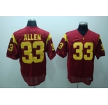 ncaa (usc trojans) #33 allen red