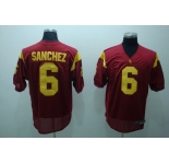 ncaa (usc trojans) #6 sanchez red