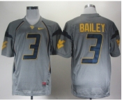 ncaa west virginia mountaineers #3 bailey grey