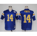 nfl jerseys san diego chargers #14 fouts blue