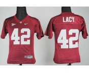 Alabama Crimson Tide #42 Eddie Lacy Red Kids Jersey