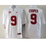 Alabama Crimson Tide #9 Amari Cooper 2014 White Limited Kids Jersey