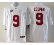Alabama Crimson Tide #9 Amari Cooper 2014 White Limited Kids Jersey