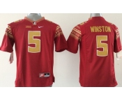 Florida State Seminoles #5 Jameis Winston 2014 Red Limited Kids Jersey
