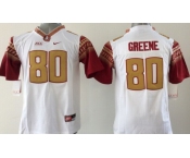 Florida State Seminoles #80 Rashad Greene 2014 White Limited Kids Jersey