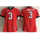 Georgia Bulldogs #3 Todd Gurley II 2014 Red Limited Kids Jersey