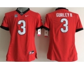Georgia Bulldogs #3 Todd Gurley II 2014 Red Limited Kids Jersey