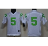 Norte Dame Fighting Irish #5 Everett Golson Under The Lights White Kids Jersey