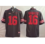 Ohio State Buckeyes #16 J.T. Barrett 2014 Gray Limited Kids Jersey
