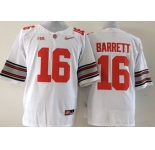 Ohio State Buckeyes #16 J.T. Barrett 2014 White Limited Kids Jersey