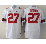 Ohio State Buckeyes #27 Eddie George 2014 White Limited Kids Jersey