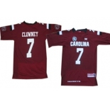 South Carolina Gamecocks #7 Jadeveon Clowney 2013 Red Kids Jersey