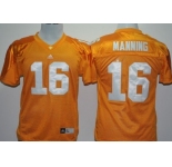 Tennesse Volunteers #16 Peyton Manning Orange Kids Jersey