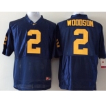 Youth Michigan Wolverines #2 Charles Woodson Navy Blue Stitched NCAA Nike College Football Jersey