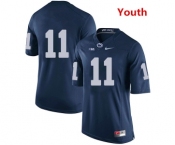 Youth Penn State Nittany Lions #11 Micah Parsons navy jersey without name