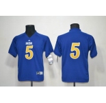 Youth ncaa Notre Dame Fighting Irish #5 Navy blue