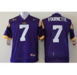 youth ncaa jerseys 2015 LSU tigers #7 fournette purple