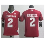 youth ncaa jerseys aggies #2 manziel red
