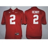 youth ncaa jerseys alabama crimson tide #2 henry red
