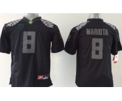 youth ncaa jerseys oregon ducks #8 marcus mariota black