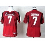 youth ncaa jerseys south carolina #7 clowney red