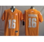 youth ncaa jerseys tennessee volunteers #16 manning orange