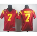 youth ncaa jerseys usc trojans #7 barkley red