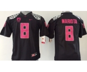 youth ncaa oregon ducks #8 marcus mariota black jersey
