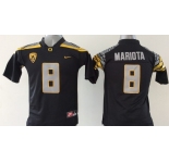 youth ncaa oregon ducks #8 marcus mariota black
