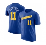 Men's Golden State Warriors #11 Klay Thompson Blue 2022-23 Name & Number T-Shirt