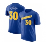 Men's Golden State Warriors #30 Stephen Curry Blue 2022-23 Name & Number T-Shirt