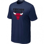 NBA Chicago Bulls Big & Tall Primary Logo D.Blue T-Shirt