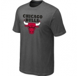 NBA Chicago Bulls Big & Tall Primary Logo D.Grey T-Shirt