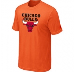NBA Chicago Bulls Big & Tall Primary Logo Orange T-Shirt